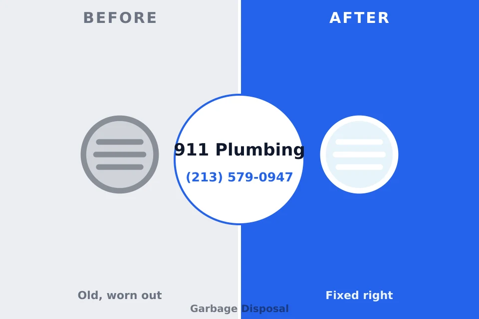 Before and after: plumbing repair Grandview, IL